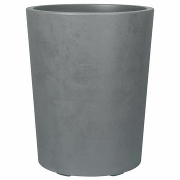 Maceta Deroma Gris Plástico Redondo Cilindro