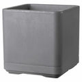 Maceta Deroma Gris 38 x 38 x 39 cm Plástico Cuadrada Cubo 38 cm