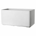 Jardinera Autorriego Deroma Perla 78 x 38 x 39 cm Plástico Rectangular Ø 78 cm