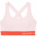 Sujetador Deportivo Under Armour Mid Crossback Rosa