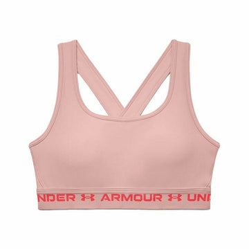 Sujetador Deportivo Under Armour  Crossback Mid Rosa