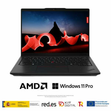 Laptop Lenovo TP L14 14" amd ryzen 5 7535U 16 GB RAM 512 GB SSD Qwerty Español