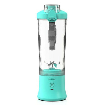 Batidora de Vaso Sponge 703674402223 Transparente Turquesa 600 ml