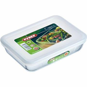 Bandeja con tapa Pyrex 241P000/5016 Blanco Transparente 800 ml