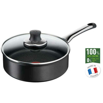 Cacerola Con Tapa Tefal EXCELLENCE 24CM Negro Ø 24 cm 5 L