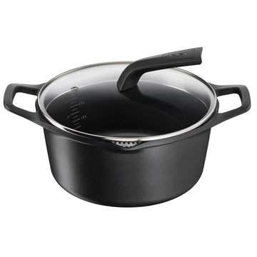 Cacerola Con Tapa Tefal E2494644 Negro Ø 24 cm