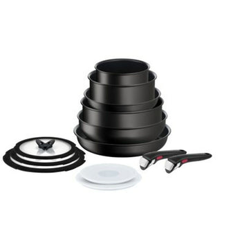 Batería de Cocina Tefal L7639002 Negro 13 Piezas