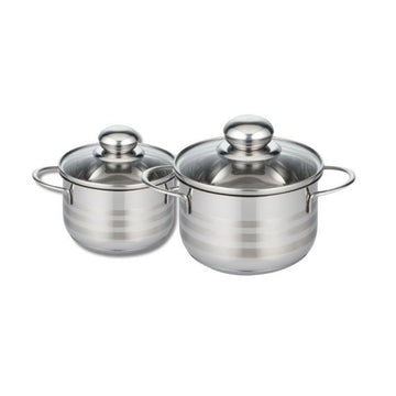 Cacerolas Fackelmann Elo Brillant Acero 1,75 L 1,25 L 2 Piezas