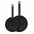 Sartén Menastyl Aluminio Ø 24 cm Ø 28 cm (2 Unidades)