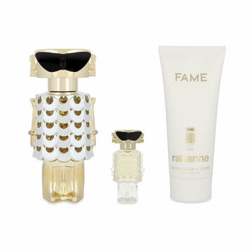 Set de Perfume Mujer Paco Rabanne FAME EDP 3 Piezas