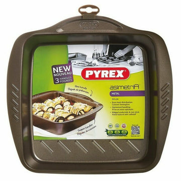 Fuente para Horno Pyrex Marrón Metal