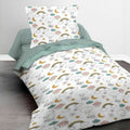 Juego de funda nórdica TODAY Blanco Cama individual 140 x 200 cm Infantil 2 Piezas