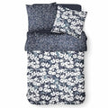 Juego de funda nórdica TODAY Mawira Azul marino Cama doble 260 x 240 cm Floral