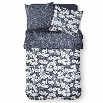 Juego de funda nórdica TODAY Mawira Azul marino Cama doble 260 x 240 cm Floral