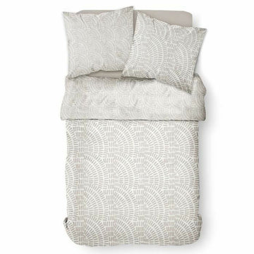 Juego de funda nórdica TODAY Mawira Beige 260 x 240 cm Étnico