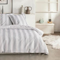 Juego de funda nórdica TODAY Blanco Gris Cama de 200 220 x 240 cm