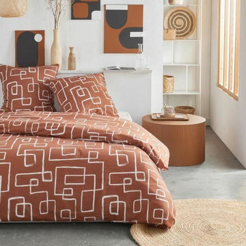 Juego de funda nórdica TODAY Naranja Orange Cama de 180/200 2 Piezas