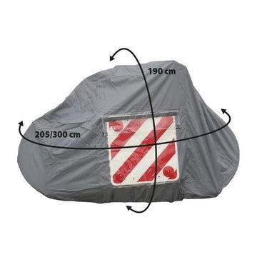 Funda protectora para bicicletas Optima 190 x 300 cm Gris