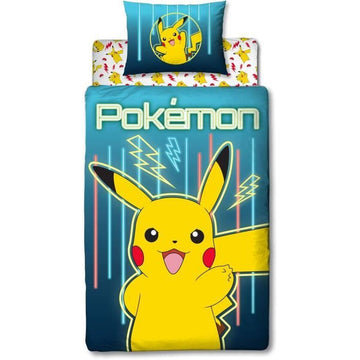 Juego de funda nórdica Pokémon 30 x 7 x 30 cm Amarillo Cama de 140 4 Piezas
