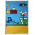 Manta Mario Bros 31 x 8 x 31 cm Multicolor Cuadros escoceses