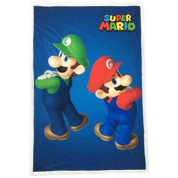 Manta Mario Bros 25 x 14 x 26 cm Negro Animales