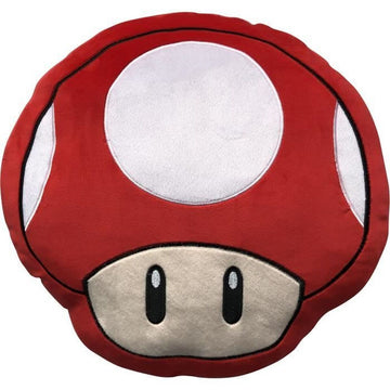 Cojín Mario Bros 43 x 3 x 43 cm Blanco Rojo Poliéster Seta