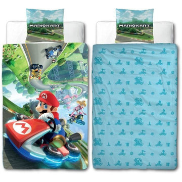 Juego de funda nórdica Mario Bros Multicolor Cama de 140 2 Piezas