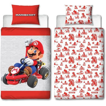 Juego de funda nórdica Mario Bros Multicolor Cama de 140 2 Piezas