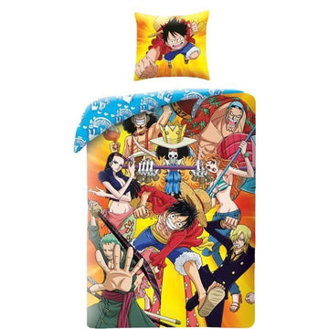 Juego de funda nórdica One Piece 25 x 4 x 31 cm Multicolor Cama de 140 2 Piezas