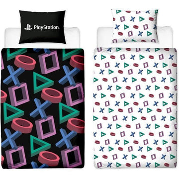 Juego de funda nórdica Playstation Multicolor Cama de 140 2 Piezas