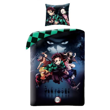 Juego de funda nórdica Demon Slayer 25 x 5 x 30 cm Multicolor Cama de 140 2 Piezas
