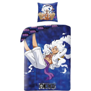 Juego de funda nórdica One Piece Azul Cama de 140 2 Piezas