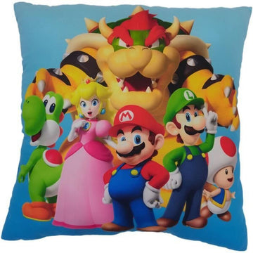 Cojín Mario Bros 41 x 3 x 39 cm Multicolor Poliéster Infantil