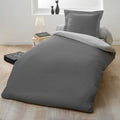 Funda Nórdica Lovely Home Gris Bicolor 140 x 200 cm