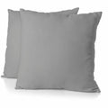 Funda de almohada HOME LINGE PASSION Gris Gris claro 63 x 63 cm (2 Unidades)