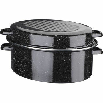 Cacerola Con Tapa GSW noir Acero Esmaltado