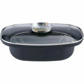 Sartén Freidora con Cesto GSW 414593 Negro Vidrio Acero Inoxidable Acero Esmaltado