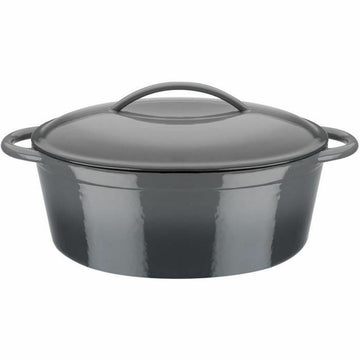 Cacerola Con Tapa GSW Gris Hierro Fundido