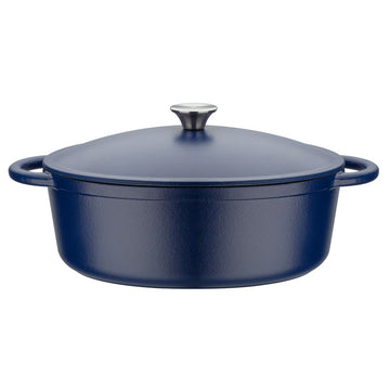 Cacerola Con Tapa GSW 717328 Azul Acero Inoxidable 7 L