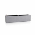 Maceta Lechuza Gris Polipropileno Rectangular