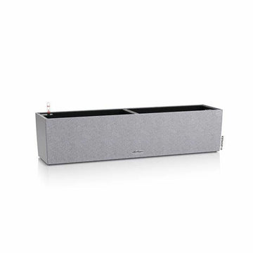 Maceta Lechuza Gris Polipropileno Rectangular