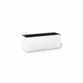Maceta Lechuza Blanco Negro Polipropileno