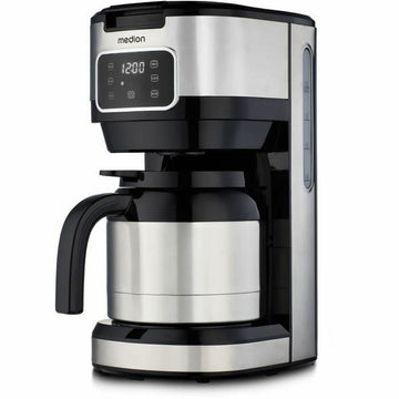 Cafetera de Goteo Medion Plateado 900 W 1,2 L