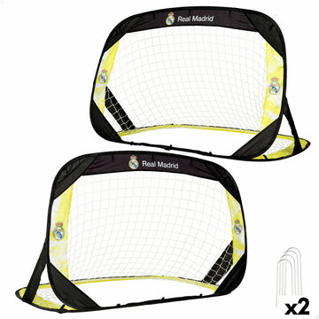 Portería de Fútbol Real Madrid C.F. 120 x 80 x 80 cm (2 Unidades)
