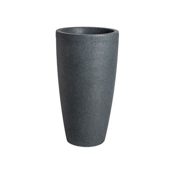 Maceta Strata Gris Gris oscuro Plástico 40 x 40 x 75 cm