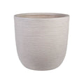 Maceta Strata Blanco Gris Plástico 42 X 41 X 42 CM