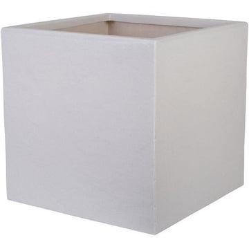 Maceta Strata Gris claro 39 x 38 x 40 cm Plástico Cuadrada Cuadrado