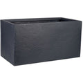 Maceta Strata 31 x 60 x 31 cm Gris Plástico Rectangular