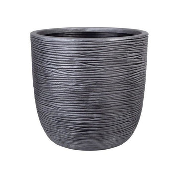Maceta Strata Gris Plástico 43 x 41 x 43 cm