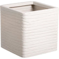 Maceta Strata Banbury Gris claro 31 x 31 x 31 cm Plástico Cuadrado